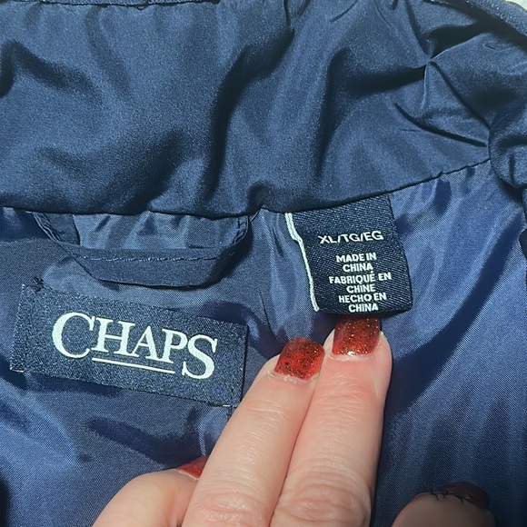 Chaps Men’s Navy Packable Puffer Vest, NWT’s, Size XL - Picture 2 of 11